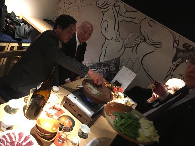 写真13 鴨鍋作る2