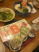 しぼりたて3点と塩イカ