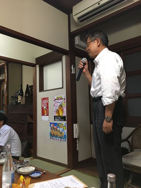写真9 日銀奥野支店長自己紹介
