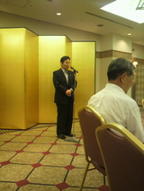 青木会長さんご挨拶