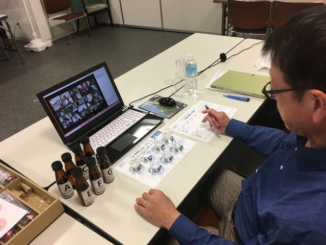 写真9 きき酒セッティング完了