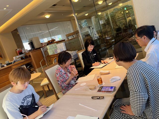 写真1 酢みかん&土佐寿司打ち合わせ