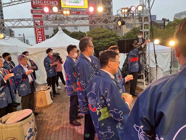 写真14 乾杯!