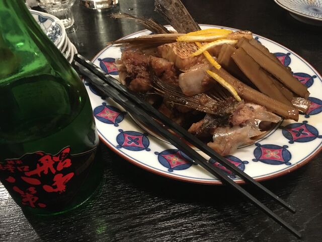 写真33 船中とアラ炊き