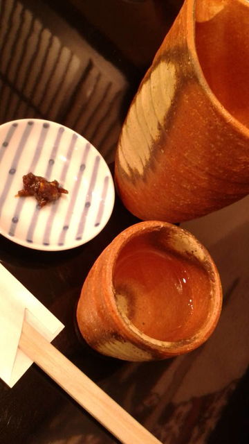 (10)特撰司牡丹・純米酒と蕎麦味噌