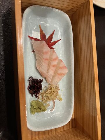 写真5 石鯛刺身