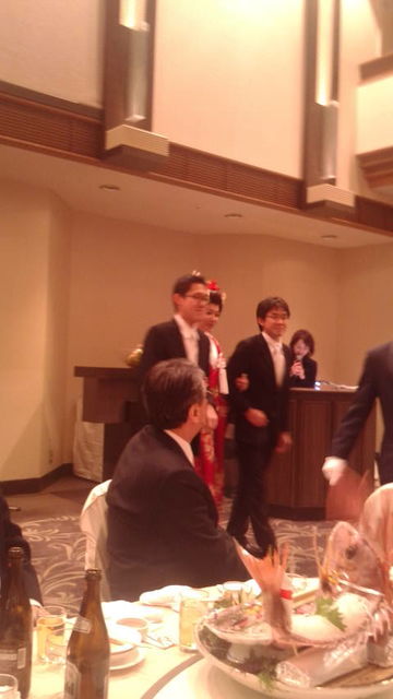 (12)兄妹でお色直し退場