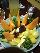 山柚子搾りとフルーツ