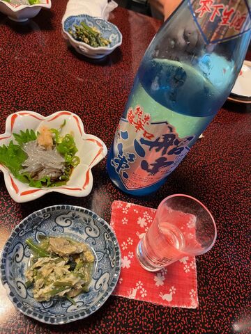 写真10 船中零下生とドロメ