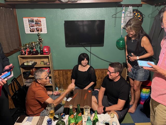 写真19 米国人カップル入場