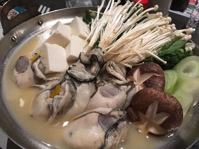 写真9 牡蠣鍋