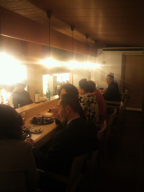 カウンターのお客様