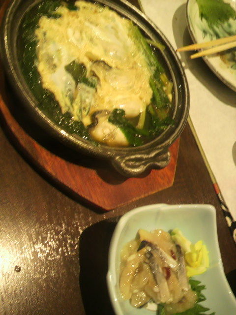 (16)牡蠣の玉子とじ