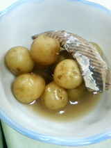 ジャガイモと鰹のハランボ煮