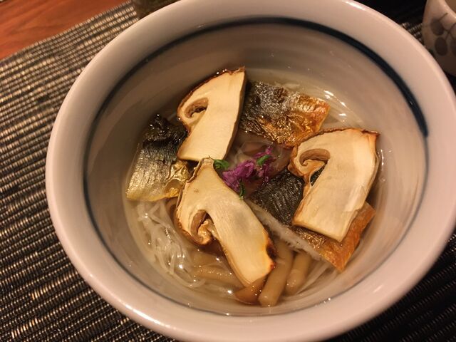 写真11 松茸ソーメン
