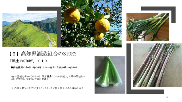 写真9 高知県酒造組合(風土)のSTORY