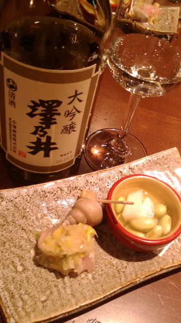 (7)澤乃井大吟と含め煮
