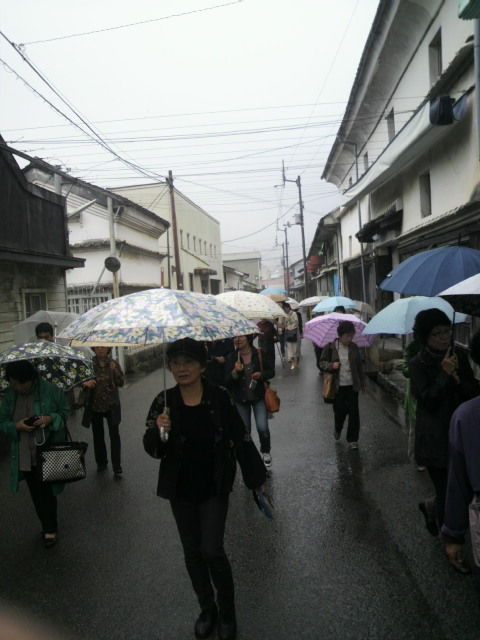 (4)雨の中移動