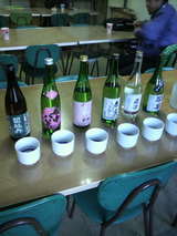 初しぼり上位酒試飲