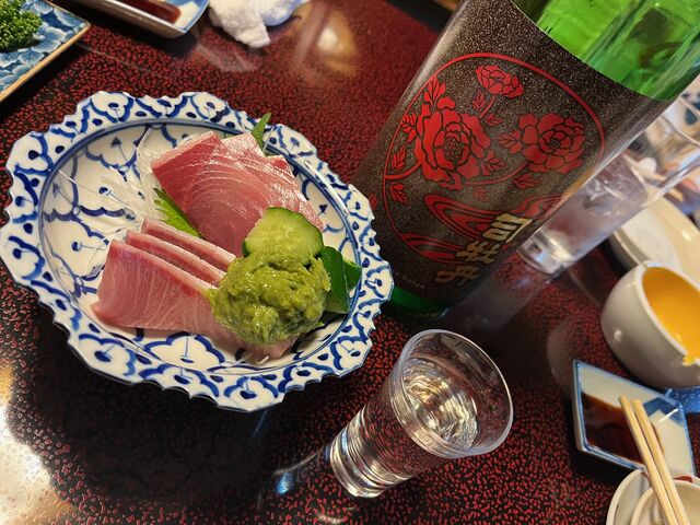 写真4 封印酒とぶりヌタ
