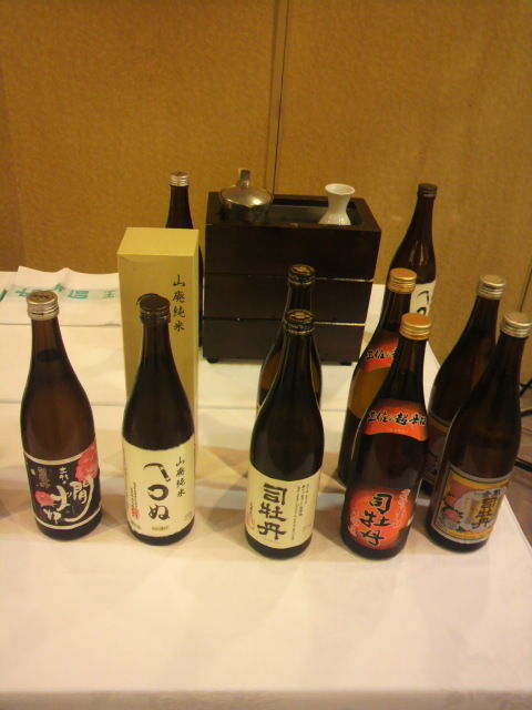 司牡丹ブース・本醸造・燗酒等