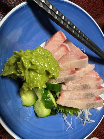 写真7 春ブリ葉ニンニクぬた