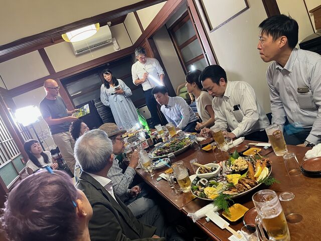 写真6 撮影中
