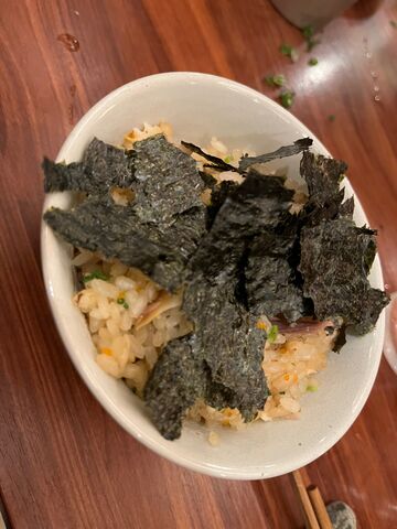 写真28 炊き込みご飯に海苔