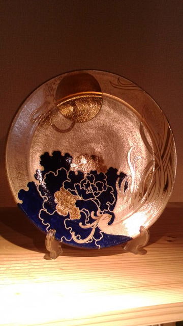 (11)鳳凰牡丹9寸皿(青)