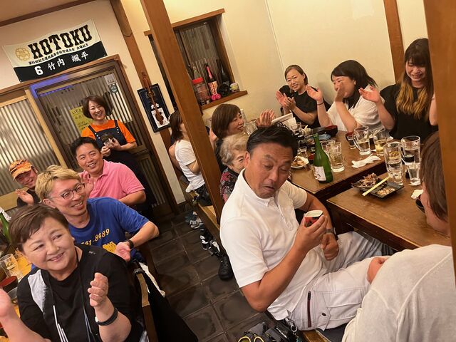 写真8 可杯で天狗当たる