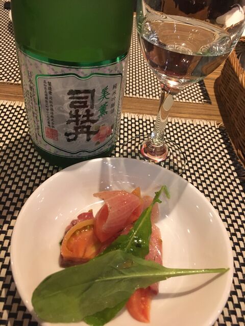 写真7 美薫とカルパッチョ