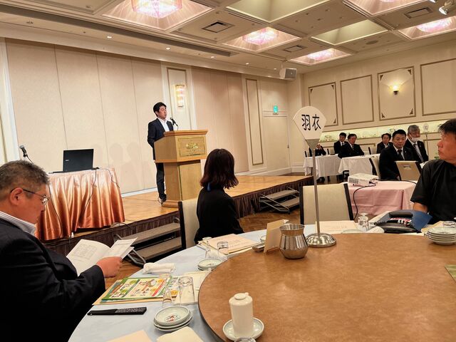 写真3 横山会長開会挨拶