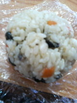 ニナ貝のお結び