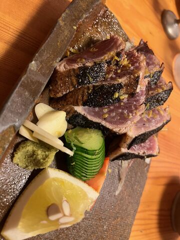 写真5 カツオの塩タタキ