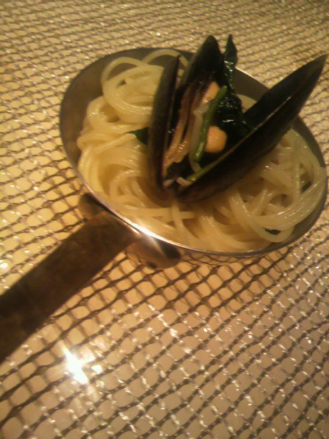 (19)ムール貝のパスタ