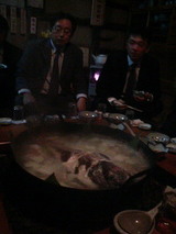 鯛鍋ぐつぐつ