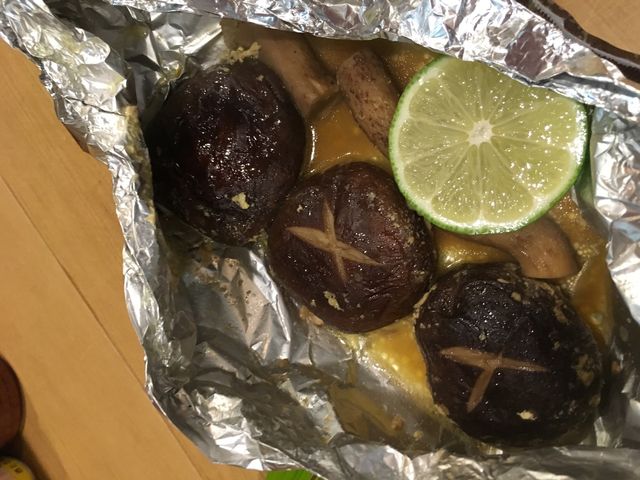 写真18 椎茸ホイル焼き
