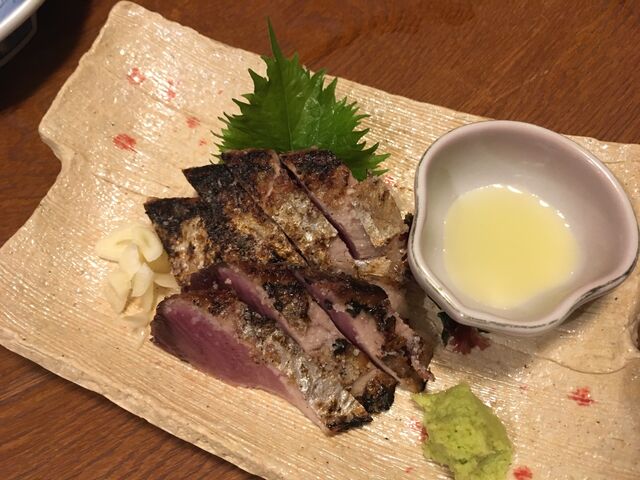 写真22 モンズマガツオの塩タタキ