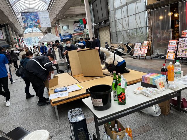 写真1 準備中