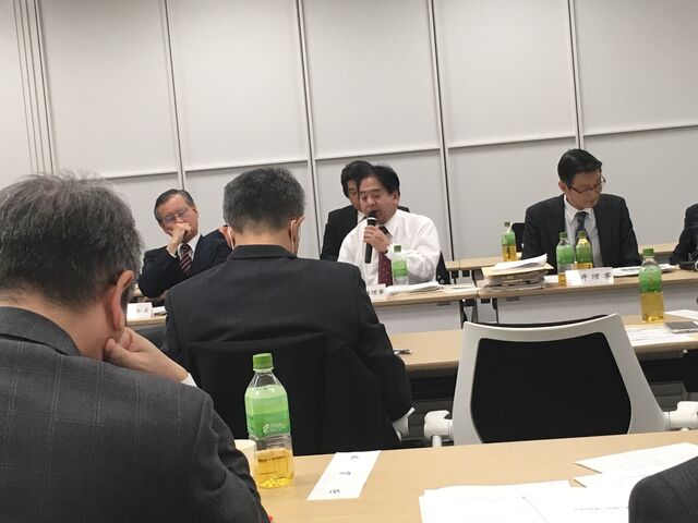 写真14 予算編成の基本方針 古賀常務