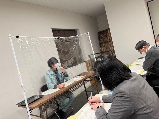 写真12 工業技術センターからの連絡等