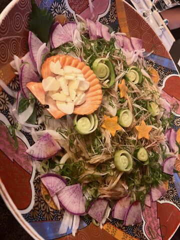 写真14 薬味たっぷり鰹のタタキ