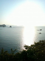 太平洋の朝日