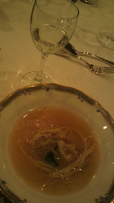 斗瓶囲い大吟醸とスープ