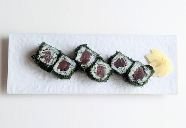 写真5 スジアオノリの土佐巻き