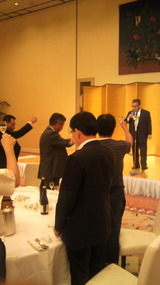 戸田社長乾杯