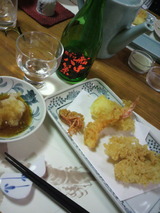 船中と天ぷら