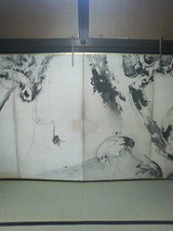 曽我簫白のふすま絵