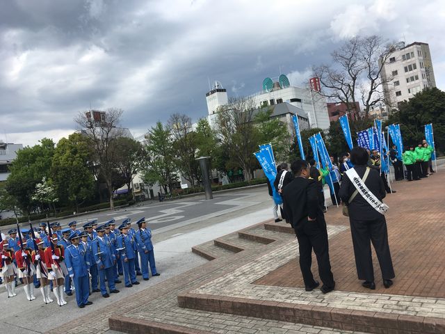 写真5 県警音楽隊も集合