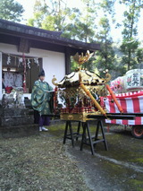 御輿に神様移動